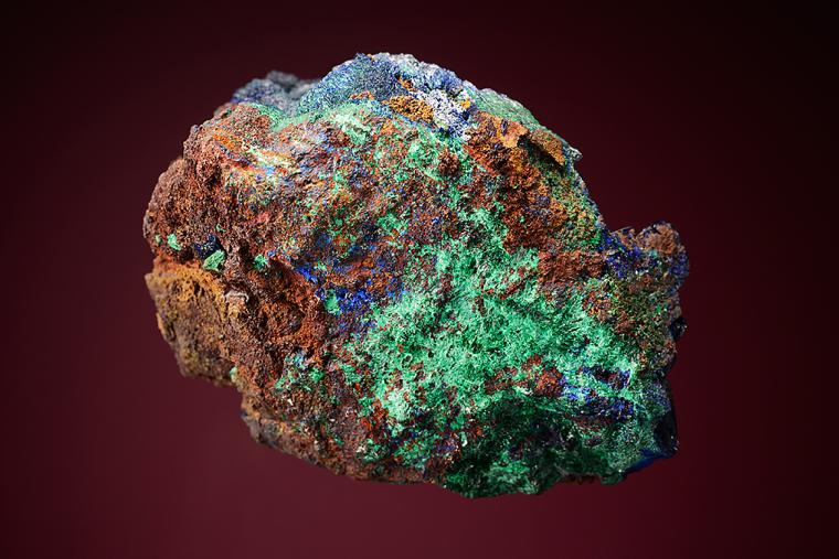 AZURITE on MALACHITE